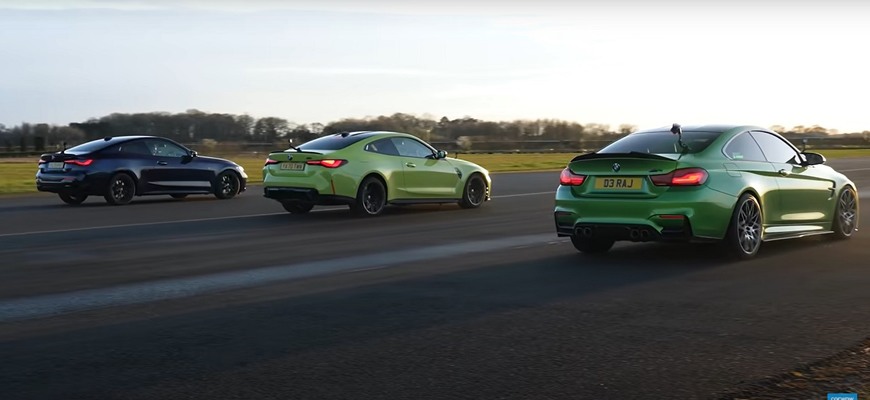 Drag race BMW M4 Competition proti starej generácii a M440i