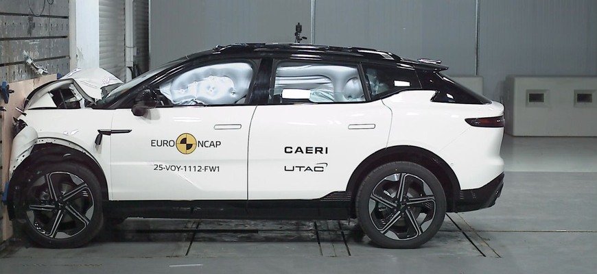 Nový Voyah Courage v Euro NCAP: získal síce päť hviezd, jedna rana mu ale nesadla