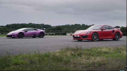 ŠPRINT LAMBO HURACAN A PORSCHE 911 TURBO S