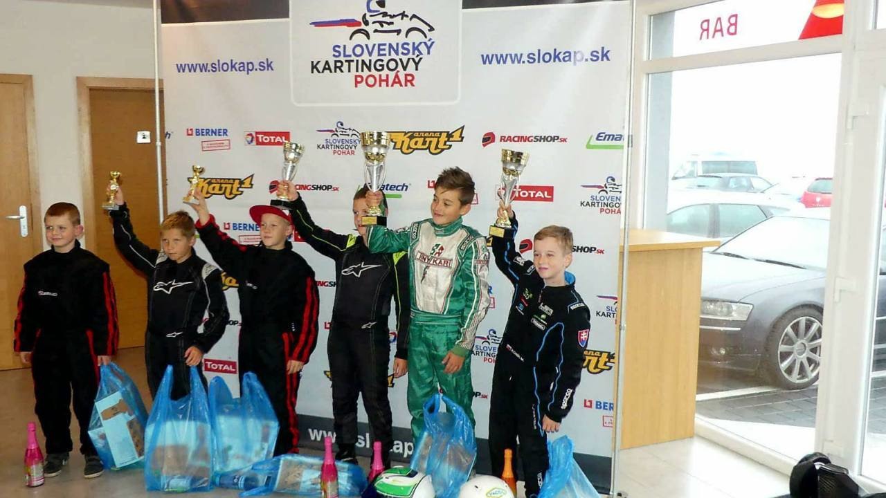 Matej Koník na posledných pretekoch SKP v Dlhej na 2. mieste