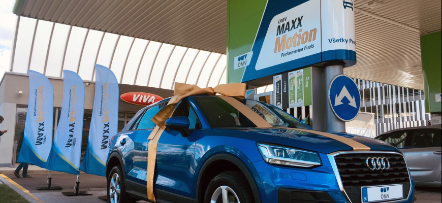 Na OMV za tankovanie vyhral Audi Q2