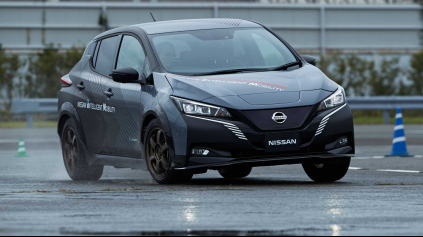 Nissan Leaf dostal pohon 4x4 a výkon 309 k. Je to elektrické Nismo?