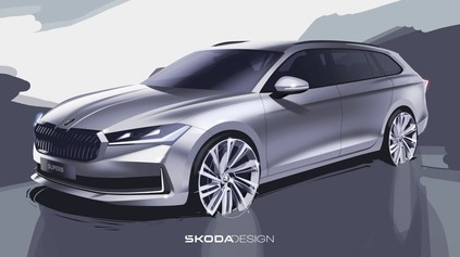 NOVÁ ŠKODA SUPERB NA PRVÝCH ILUSTRÁCIÁCH, OFICIÁLNE JU ČESI ODHALIA UŽ BUDÚCI TÝŽDEŇ