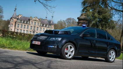 Belgický policajný KITT je Škoda Octavia RS