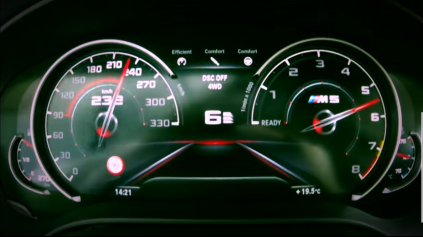 Zrýchlenie BMW M5 z 0-200 km/h je excelentné