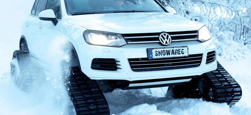 VW Snowareg je ako transformer. VW ho bude vyrábať