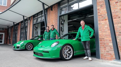 Porsche rozšírilo vzorkovník farieb o novú zelenú. Pôvodne si ju nechal namiešať zákazník