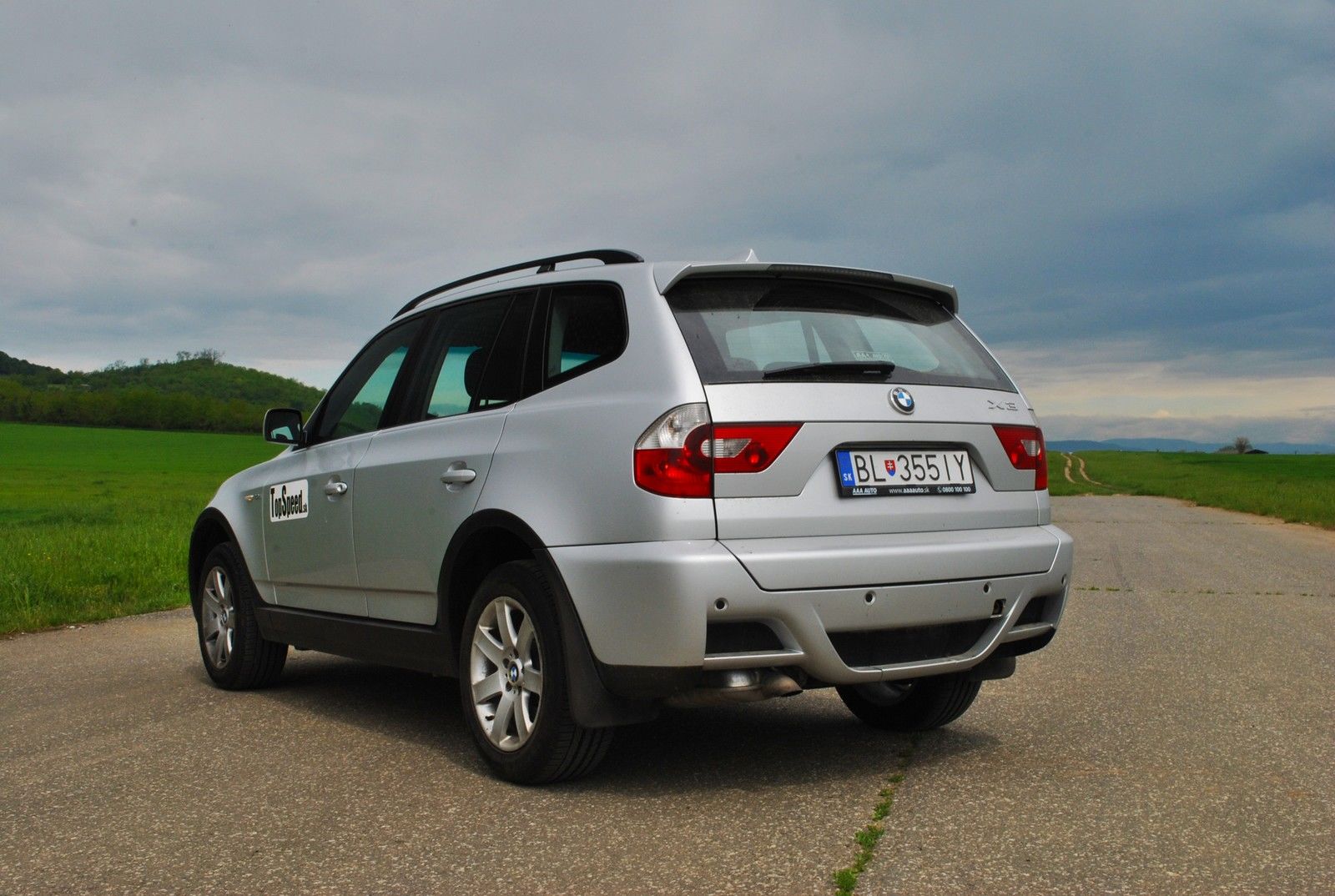 Test jazdenky BMW X3 E83 TopSpeed.sk