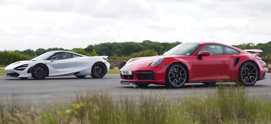 Drag race Porsche 911 Turbo S proti McLaren 720S: boj o kráľa drag race?