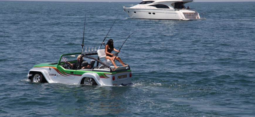 Toto vyzerá ako dobrá zábava. WaterCar - najrýchlejší obojživeľník