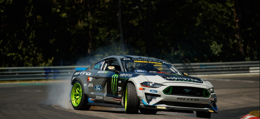 Gittin Jr. za volantom 900k Mustangu predriftoval Nürburgring