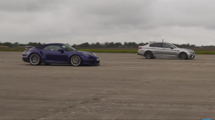 DRAG RACE BMW M5 PROTI PORSCHE 911 TURBO S: NEROVNÝ SÚBOJ?