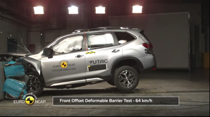 Už aj Subaru Forester Euro NCAP zvládlo bez výrazného problému