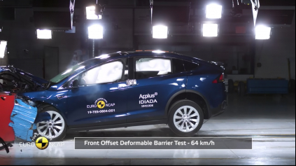 ĎALŠIA ELEKTRICKÁ TESLA MODEL X EURO NCAP ZVLÁDLA NA 5 HVIEZDIČIEK