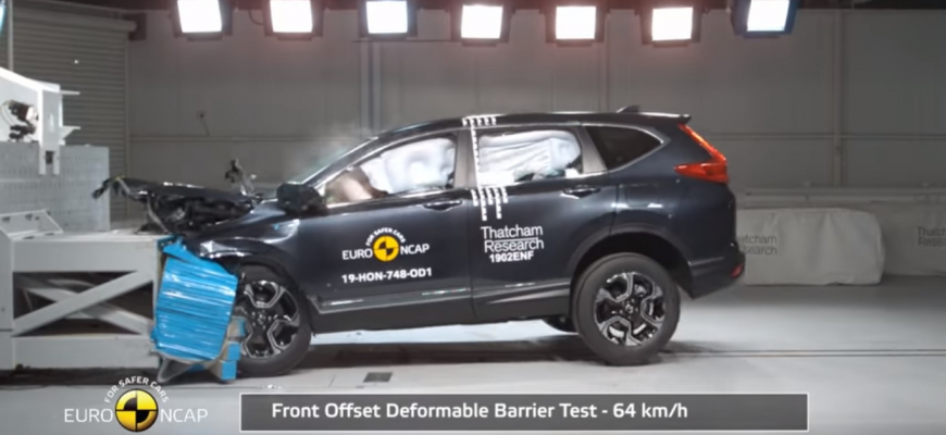 Honda CR-V Euro NCAP: Skoro bez problémov