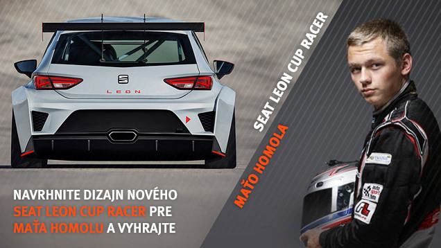 navrhi dizajn pre Matej HOMOLA Seat Leon Cup Racer