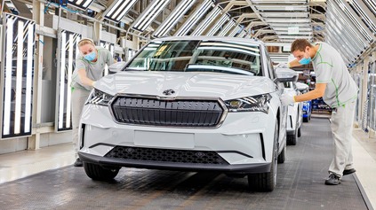 Škoda obnovila výrobu modelu Enyaq iV. Tempom 1000 kusov týždenne