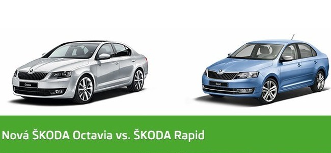 Škoda priznáva: dvojičky Octavia III a Rapid si ľudia mýlia