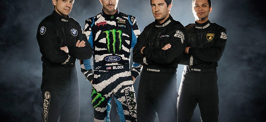 Ken Block a jeho kamaráti sa naháňajú v tme