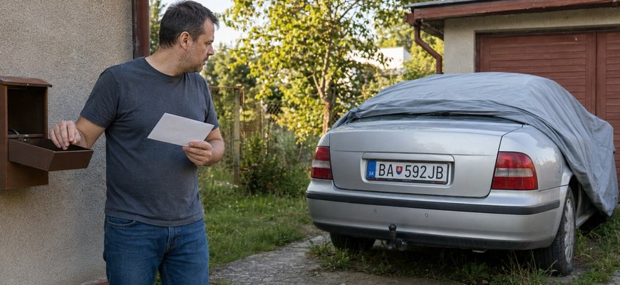 Pokuta za nepoistené auto príde automaticky. Zaplatíte, aj keď vozidlo roky stojí?