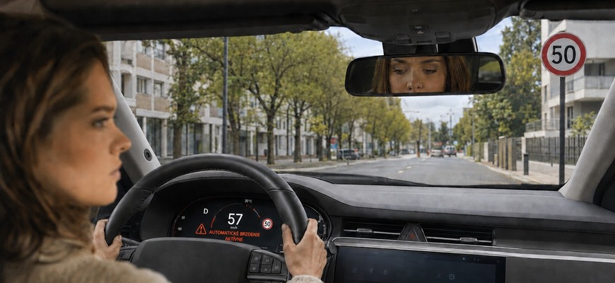 Sledovaním očí to nekončí. EÚ chce povinné automatické brzdenie