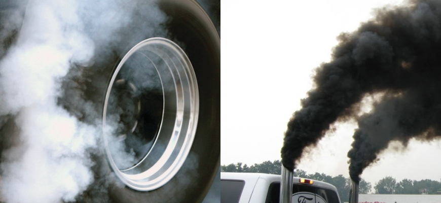 Je horší dym diesla alebo spálených gúm?