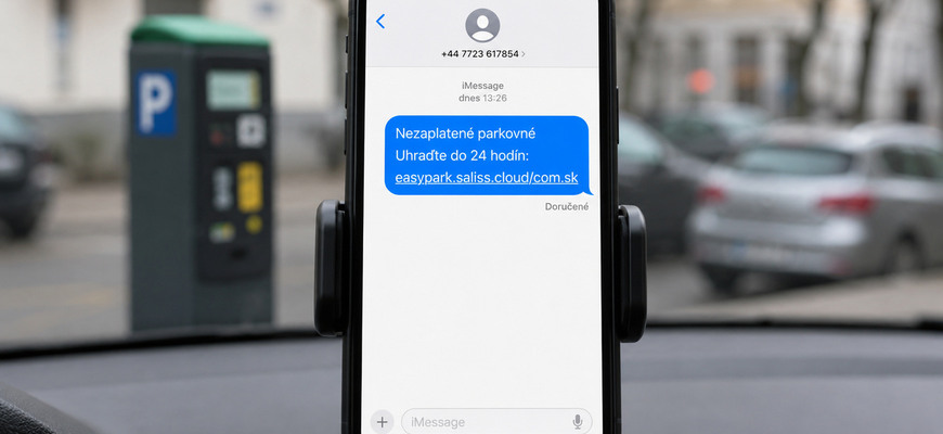 Nezaplatené parkovné? Slovákom chodia ďalšie podvodné SMS