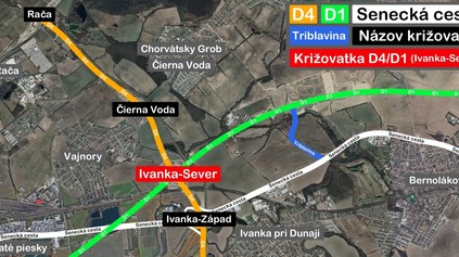 Ivanka pri Dunaji žiada ministra Doležala o zatvorenie križovatky D4-Ivanka juh