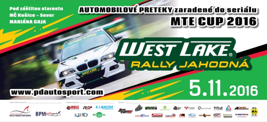 Blíži sa finále MTE Cupu, WestLake Rally Jahodná
