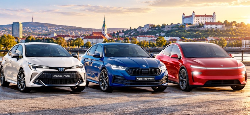 Predaj nových áut na Slovensku klesol! Benzín, nafta alebo elektromobil?Ktorá značka kraľuje trhu?