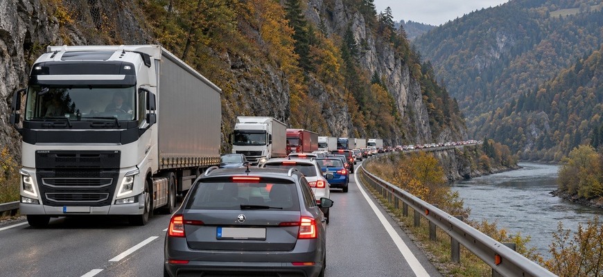 Kolóny pod Strečnom sú späť. Višňové zavreli a vodiči si zopakovali staré časy