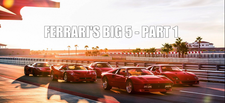 Sviatok Ferrari! 288 GTO, F40, F50, Enzo a LaFerrari v jednom videu!