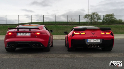 KTORÁ V8 ZNIE LEPŠIE? F-TYPE SVR ALEBO CORVETTE Z06?