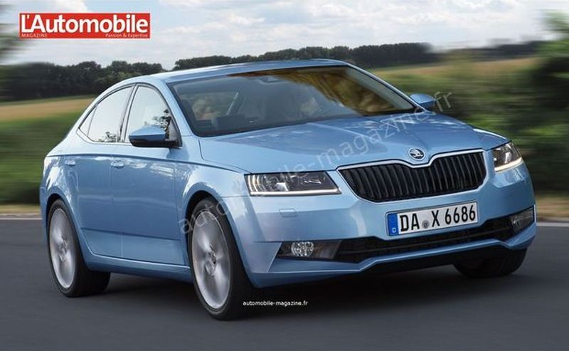 2015 Skoda Superb rendering