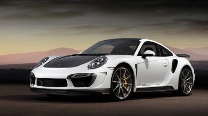 RUSKÝ TUNING PRE PORSCHE 911 TURBO - KARBÓN, ZLATO A PÁR KONÍ NAVYŠE