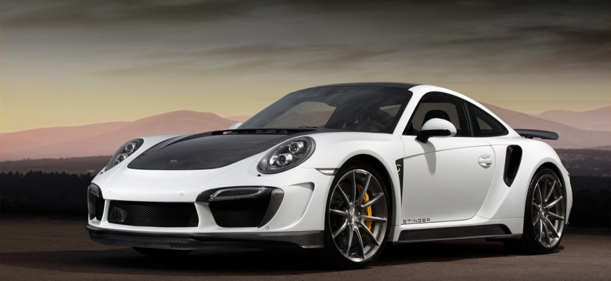 Ruský tuning pre Porsche 911 Turbo - karbón, zlato a pár koní navyše