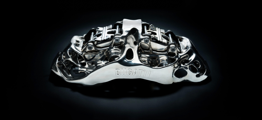 Bugatti má titánové brzdy z 3D tlačiarne