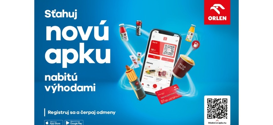 Mobilná aplikácia Orlen má aj vernostný program