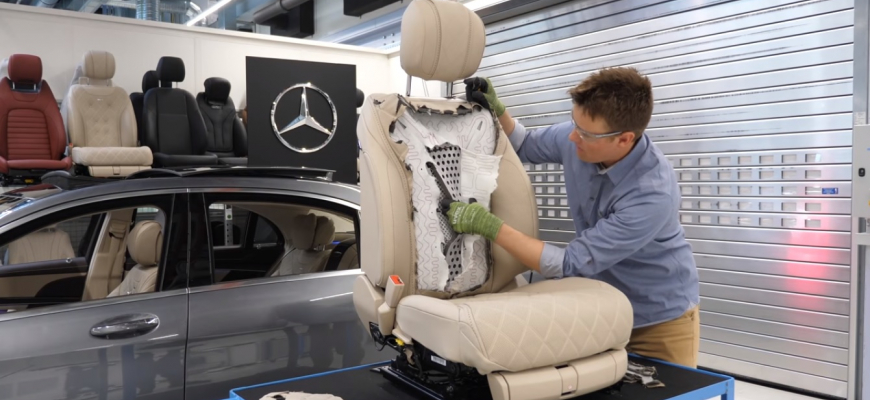 Pitva sedačky Mercedes S. Čo ukrýva špička triedy?