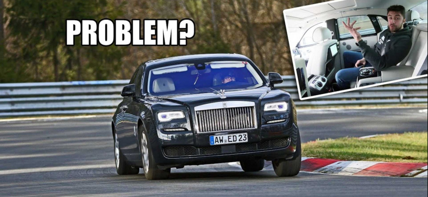 Kolo na Nürburgringu s Rolls-Royce Ghost. Na zadnom sedadle