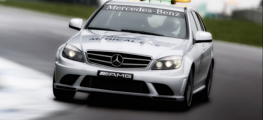 Mercedes SL63 AMG a C63 AMG 2009 F1 Safety cars