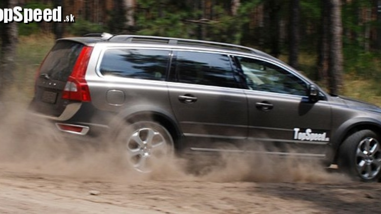 Test Volvo XC70 D5 AWD TopSpeed.sk