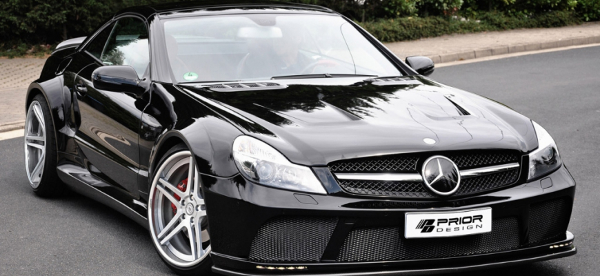 Mercedes-Benz SL R230 Black Edition od Prior Design