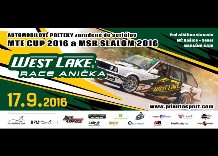 MTE Cup 2016 pokračoval slalomom WestLake Race Anička