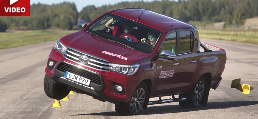 Toyota Hilux losí test opäť nezvládla