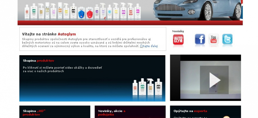 Autoglym má nový web