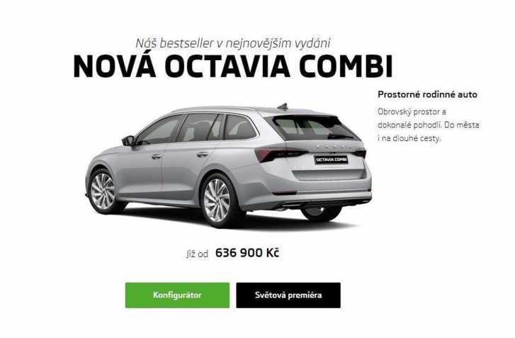 ŠKODA OCTAVIA IV ODHALILA CENY. OBAVY SA POTVRDILI