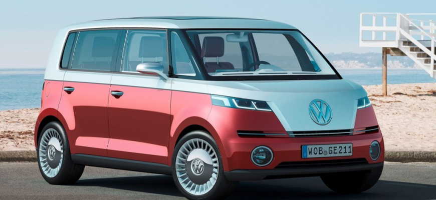 VW Bulli asi bude elektrohippiemobil