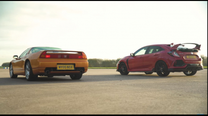 Civic Type-R vs NSX. Pokrok nezastavíš