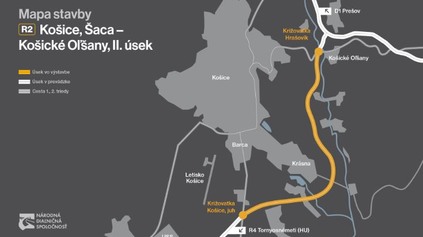 RÝCHLOSTNÁ CESTA R2 NAPREDUJE VO VÝSTAVBE! ÚSEK PRI KOŠICIACH VŠAK MEŠKÁ A BUDE DRAHŠÍ
